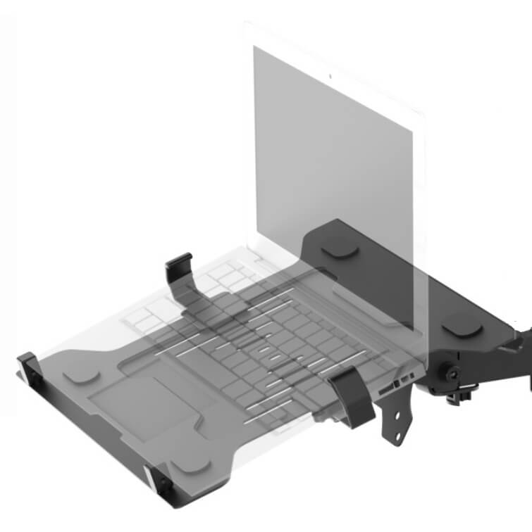 Soporte de brazo para computador portatil Soporte de brazo para computador portatil